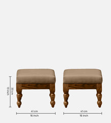 Shanti Surprise Sheesham Wood Nesting Coffee Table Set in Provincial Teak Finish With Cushioned Stools Shanti Surprise Sheesham Wood Nesting Coffee Table Set in Provincial Teak Finish With Cushioned Stools