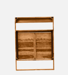 Moroccan Mosaic Mango Wood Wall Mounted Foldable 4 Seater Dining Table In Provincial Teak Finish Moroccan Mosaic Mango Wood Wall Mounted Foldable 4 Seater Dining Table In Provincial Teak Finish