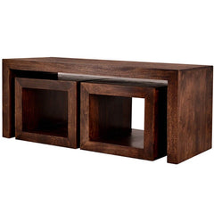 Boston Kompact Dark Cubed John Long Coffee Table Set Boston Kompact Dark Cubed John Long Coffee Table Set
