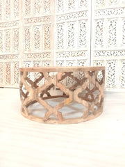 Bristol Indian hand carved Natural round coffee table Bristol Indian hand carved Natural round coffee table