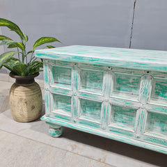 Handmade Indian Hand Carved Solid Hard Wood Old Door Blanket Box 140x45x45cm Handmade Indian Hand Carved Solid Hard Wood Old Door Blanket Box 140x45x45cm