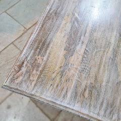 Indian Hand Solid Wooden Rustic Coffee Table Whitewash 90x90x55cm Indian Hand Solid Wooden Rustic Coffee Table Whitewash 90x90x55cm