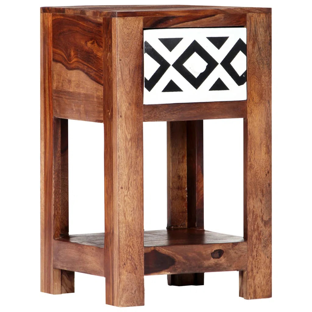 Indian Sheesham Wood Bedside Table 46