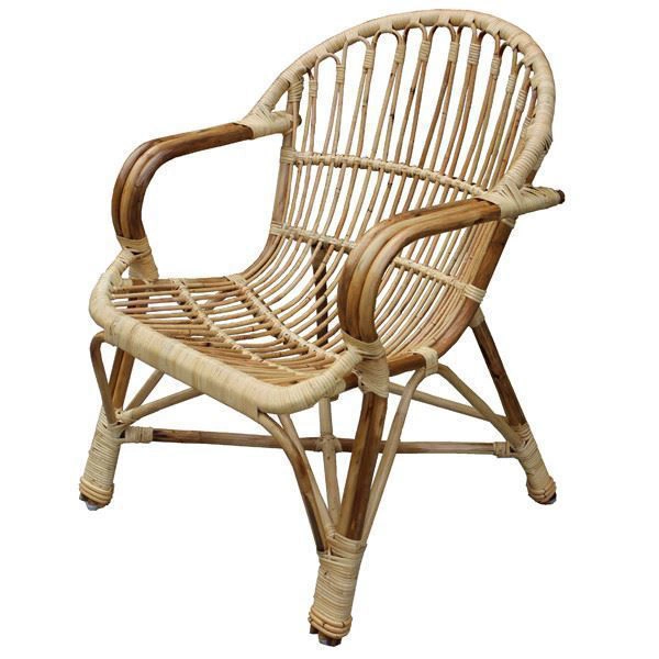 Cane Studio Wicker Rattan Bamboo Cane Chair CSTCH044