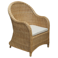 Cane Studio Wicker Rattan Bamboo Cane Chair CSTCH005