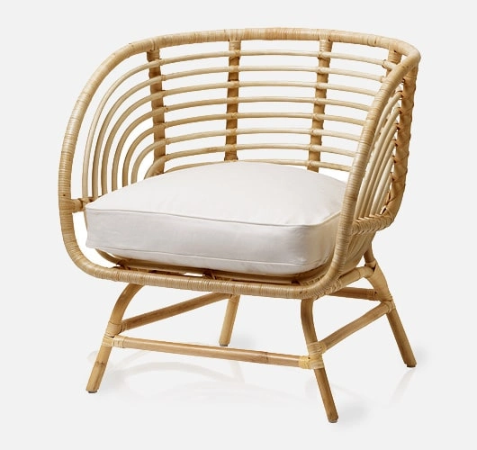 Cane Studio Wicker Rattan Bamboo Cane Chair CSTCH011