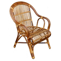 Cane Studio Wicker Rattan Bamboo Cane Chair CSTCH013