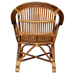 Cane Studio Wicker Rattan Bamboo Cane Chair CSTCH013