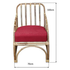 Cane Studio Wicker Rattan Bamboo Cane Chair CSTCH021