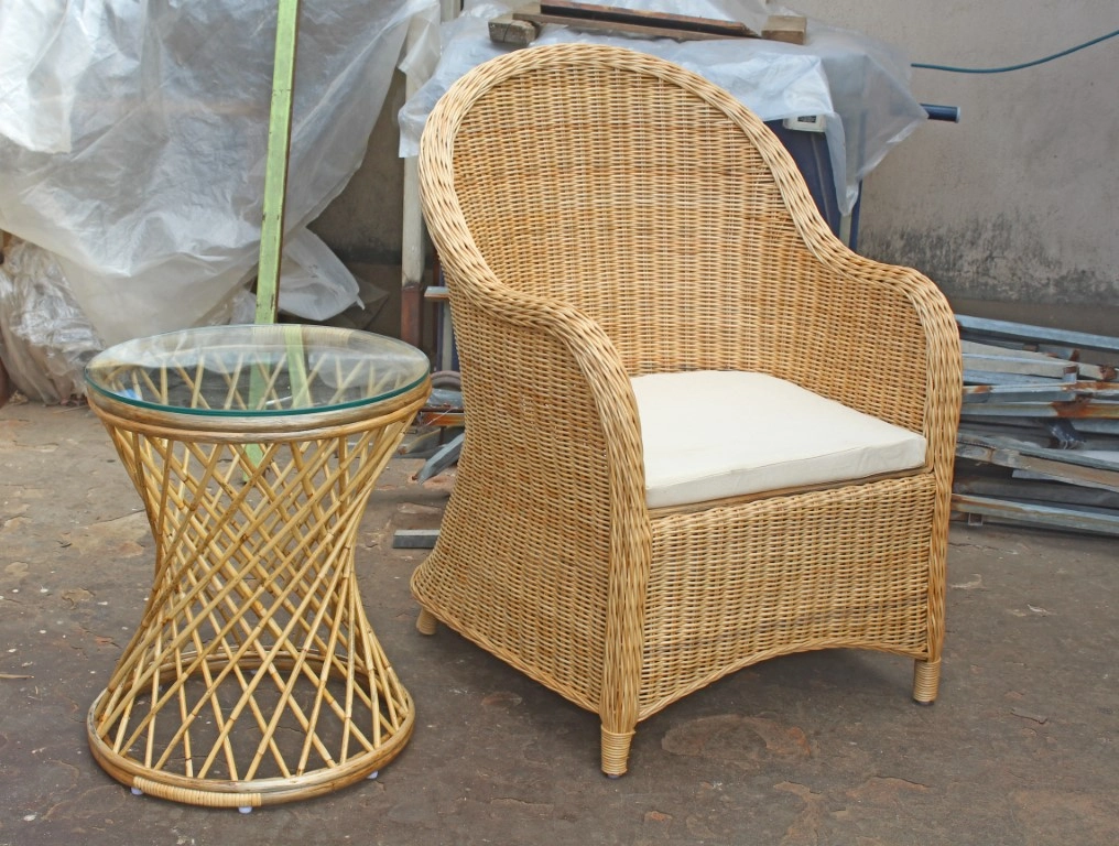 Cane Studio Wicker Rattan Bamboo Cane Chair CSTCH005