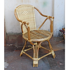 Cane Studio Wicker Rattan Bamboo Cane Chair CSTCH049