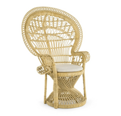 Cane Studio Wicker Rattan Bamboo Cane Chair CSTCH006