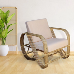 Cane Studio Wicker Rattan Bamboo Cane Chair CSTCH018