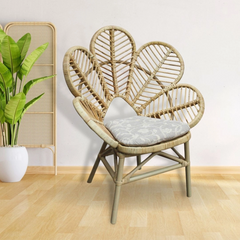 Cane Studio Wicker Rattan Bamboo Cane Chair CSTCH028