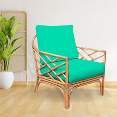 Cane Studio Wicker Rattan Bamboo Cane Chair CSTCH048