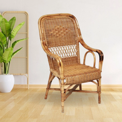 Cane Studio Wicker Rattan Bamboo Cane Chair CSTCH030