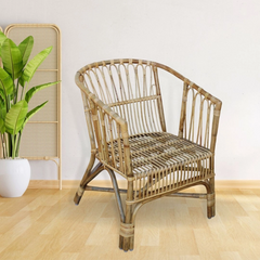 Cane Studio Wicker Rattan Bamboo Cane Chair CSTCH025