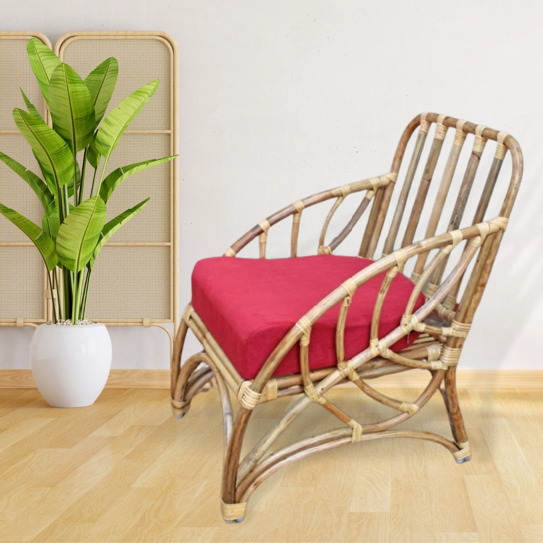 Cane Studio Wicker Rattan Bamboo Cane Chair CSTCH021