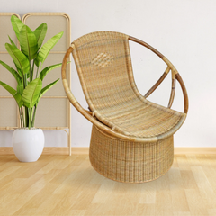 Cane Studio Wicker Rattan Bamboo Cane Chair CSTCH023