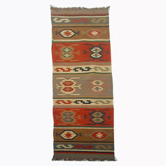 Kilim Handwoven Wool Woollen Dhurrie Durry Rug Jute Floor Runner Hallway Pattern 3