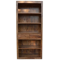 MADE TO ORDER Solid Wood Bookcase Bookshelf Display Shelf Natural