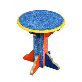 Pandora Hand Painted Side Table Multicolour