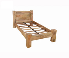 Boston Kompact INDIAN WOODEN SINGLE BED ZEN MANGO