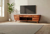 The Attic Hand Carved Solid Wood TV Unit Brown 70
