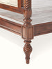 Indian Hand Carved Solid Wood Bed Frame King Size 170