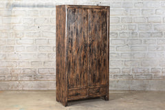 Vintage Reclaimed Wood Rustic Cupboard