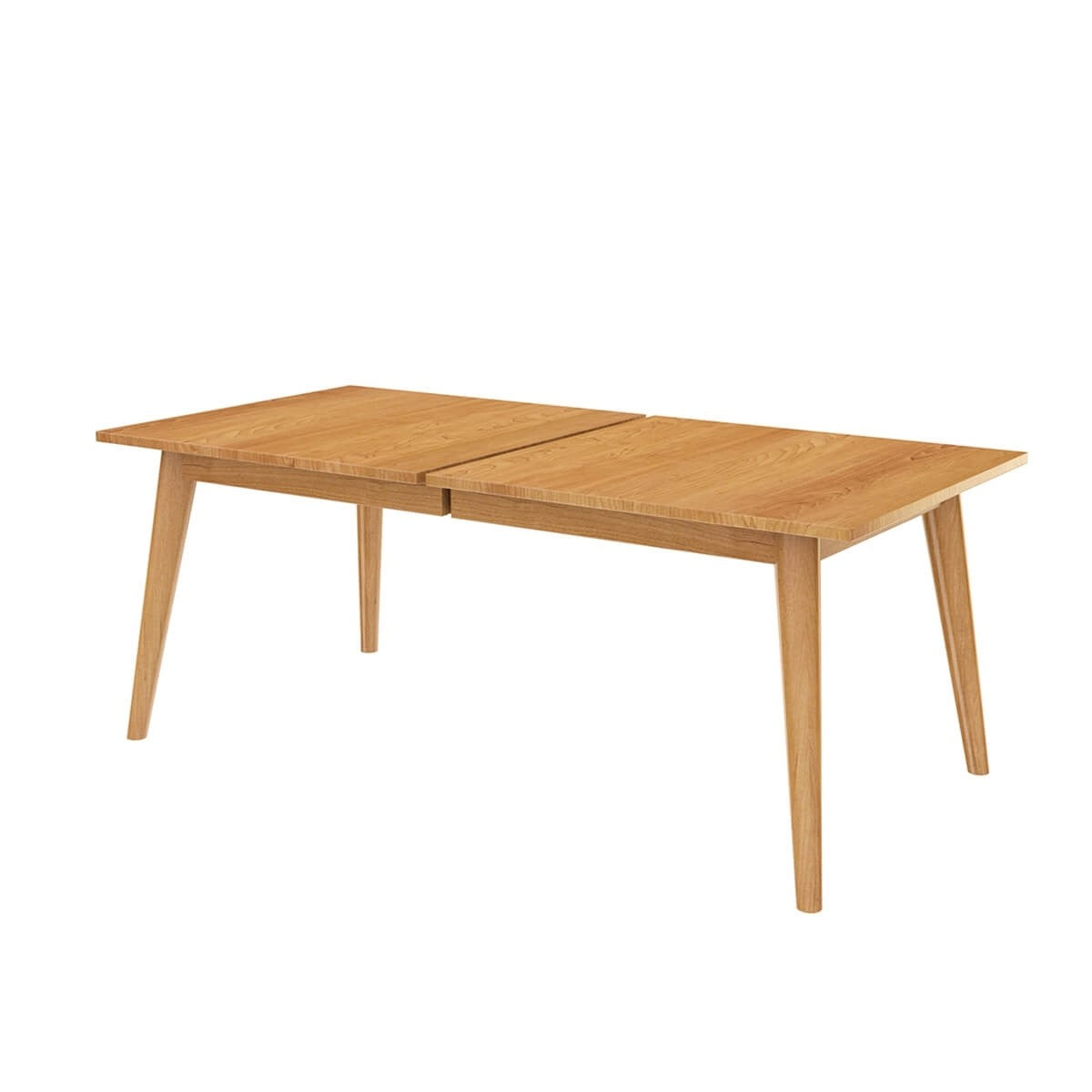 Boston Indian Solid Wood Extendable Dining Table Natural