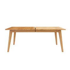 Boston Indian Solid Wood Extendable Dining Table Natural