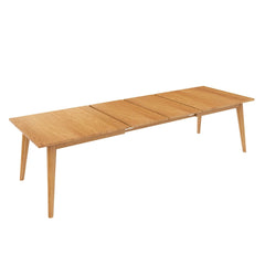 Boston Indian Solid Wood Extendable Dining Table Natural