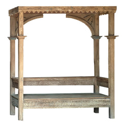 Indian Hand Carved Solid Wood Daybed D5