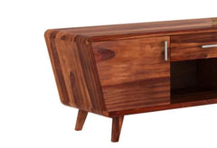 The Attic Hand Carved Solid Wood TV Unit Brown 70