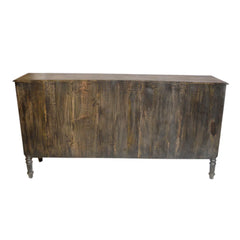 French Arch Style Solid Wood 4 Door Sideboard A9