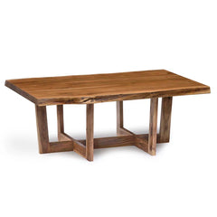 Live Edge Acacia Wood Handcrafted Coffee Table Natural Wood B13