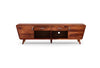 The Attic Hand Carved Solid Wood TV Unit Brown 70