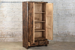 Vintage Reclaimed Wood Rustic Cupboard