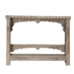 Indian Hand Carved Solid Wood Daybed D6