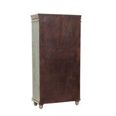 Rainbow Indian Reclaimed Wood Tall Storage Cabinet