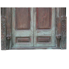 Indian Vintage Antique Handcrafted Solid Wood Door 45