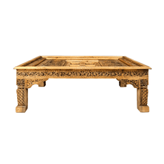 Indian Hand Carved Solid Wood Coffee Table C38
