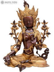 Indian Buddha Tibetan Buddhist Buddha In Brass Statue