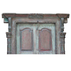 Indian Vintage Antique Handcrafted Solid Wood Door 45