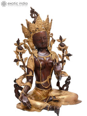 Indian Buddha Tibetan Buddhist Buddha In Brass Statue