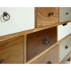 The Attic Contra Wooden Chest of Drawer Multicolor