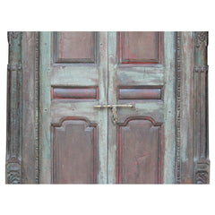 Indian Vintage Antique Handcrafted Solid Wood Door 45