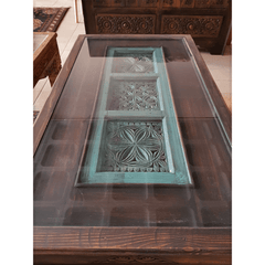 Indian Hand Carved Solid Wood Coffee Table C14
