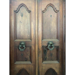 Indian Vintage Antique Hand Carved Solid Wood Door 76